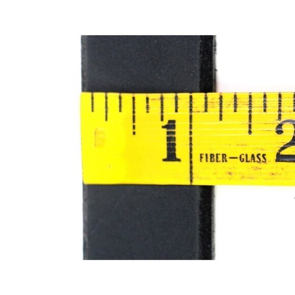 REI BLACK GENUINE LEATHER 1 1/4"Wd DRESS CASUAL CLASSIC WOMEN'S BELT Sz M (X6 - Picture 8 of 11